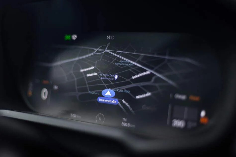 What is Artificial Intelligence? Image of a GPS in a car